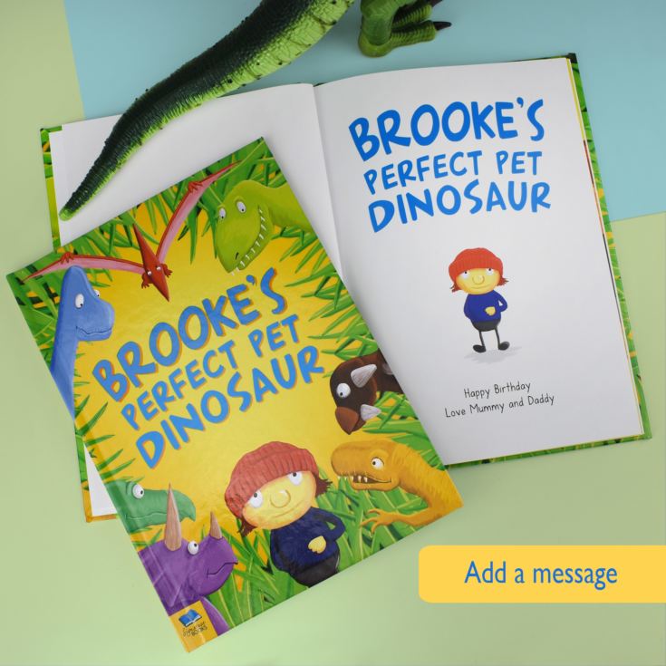 Perfect Pet Dinosaur - Personalised Children's Book product image