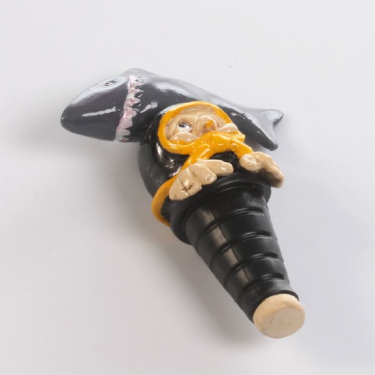 Scuba Diver and Shark Bottle Stopper The Gift Experience