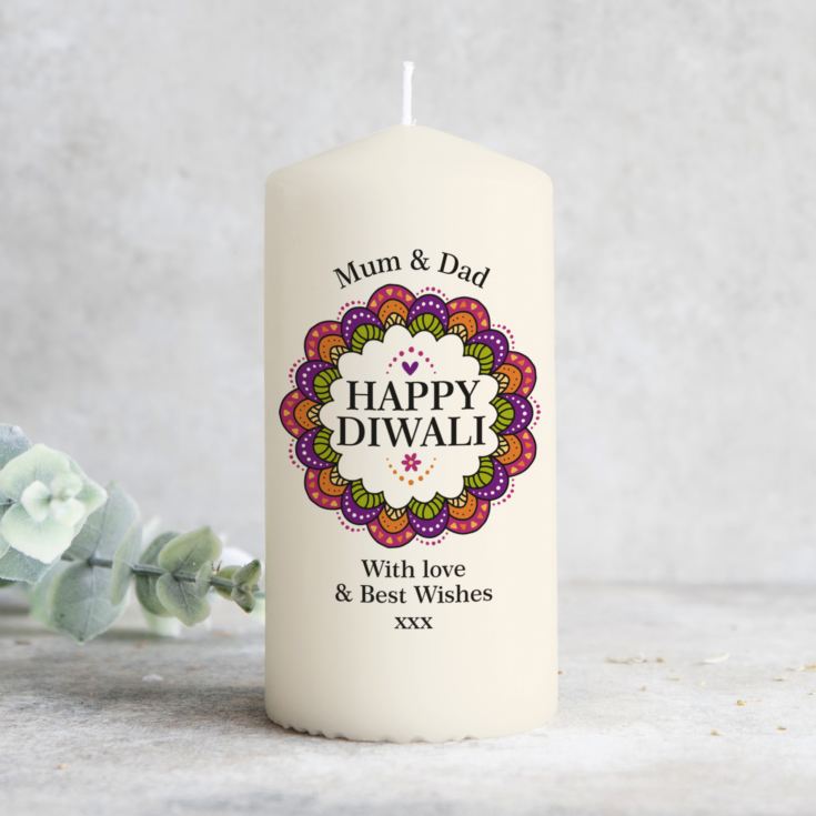 Personalised Diwali Candle product image