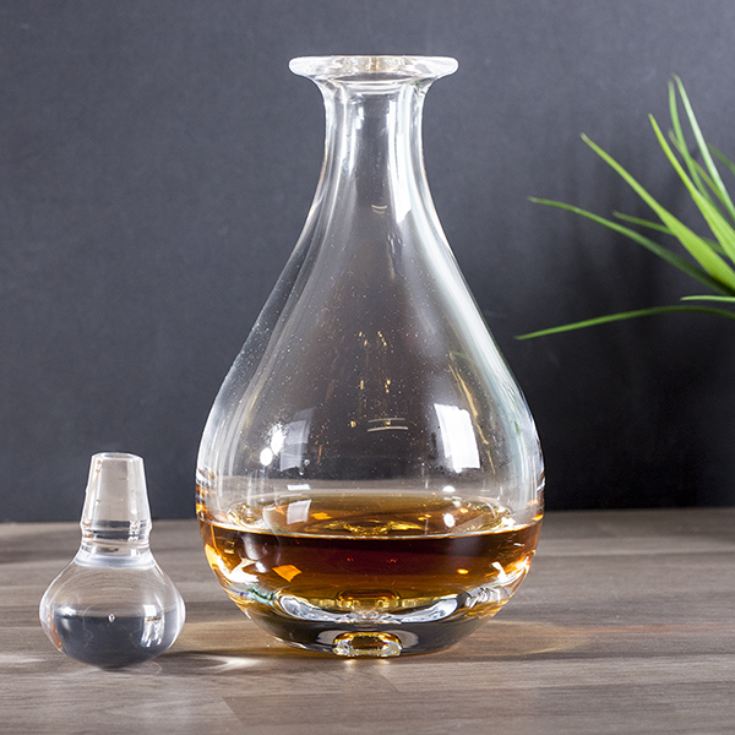 Personalised Bubble Base Teardrop Decanter product image