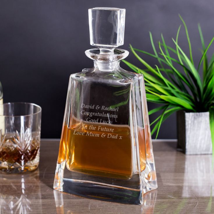 Engraved Boston Wide Decanter product image