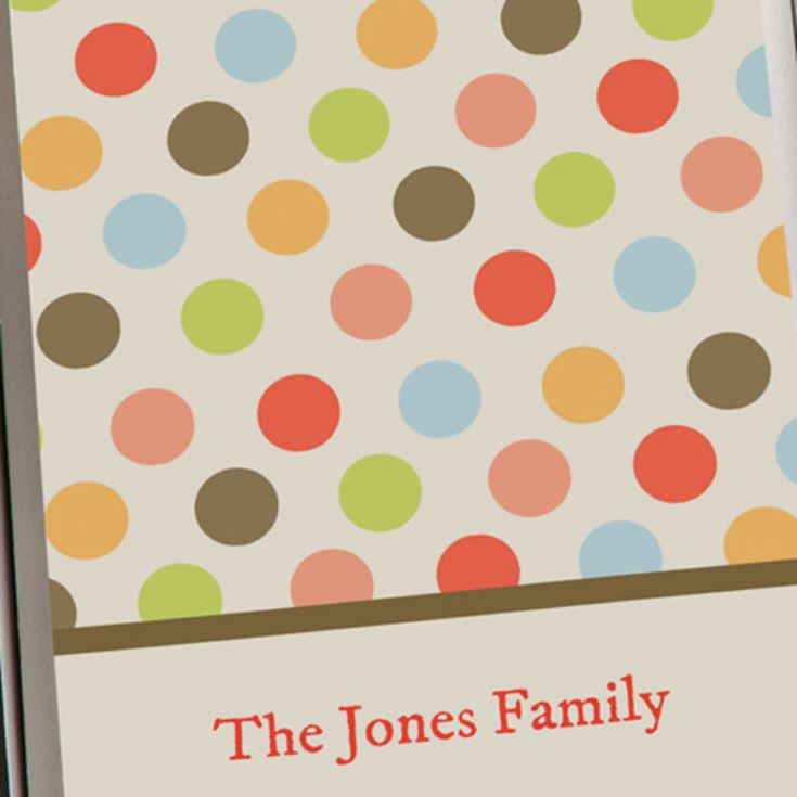 Dotty Personalised Thank You Stationery product image