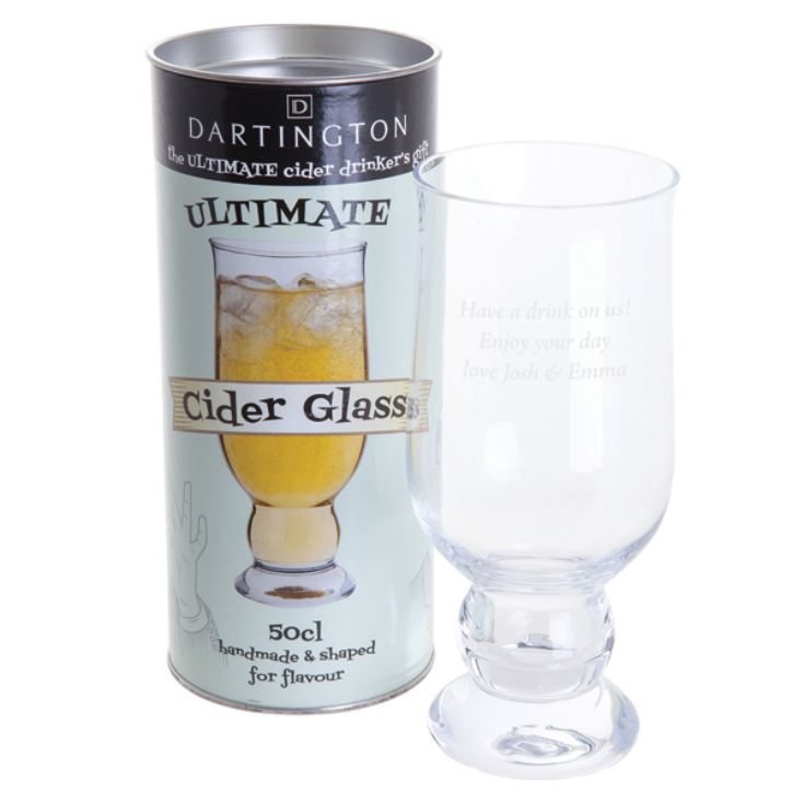 Personalised Dartington Ultimate Cider Glass The Gift Experience