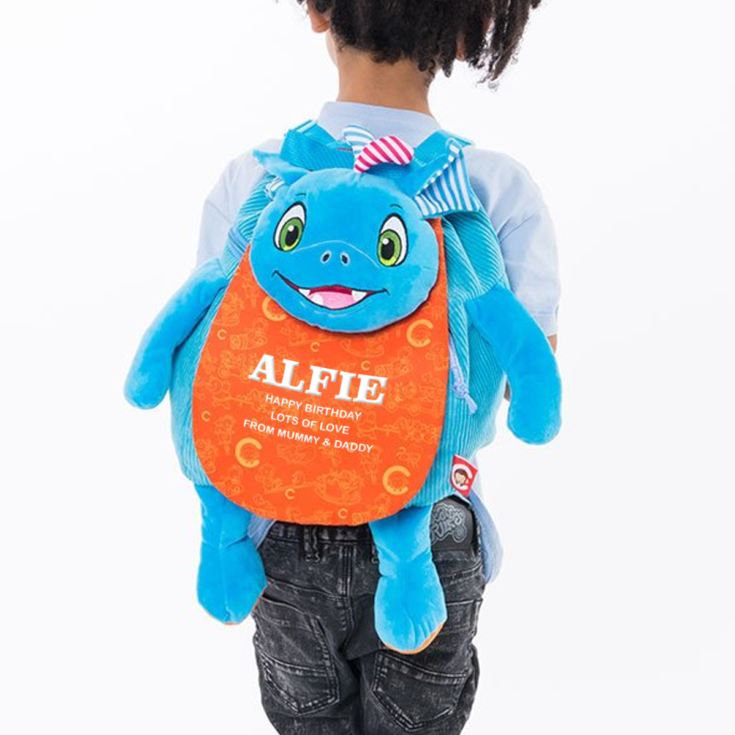 Personalised Embroidered Dragon Backpack product image