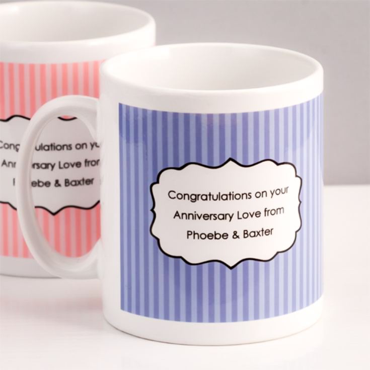 Drinking Tea Together Since... Personalised Pair of Mugs product image