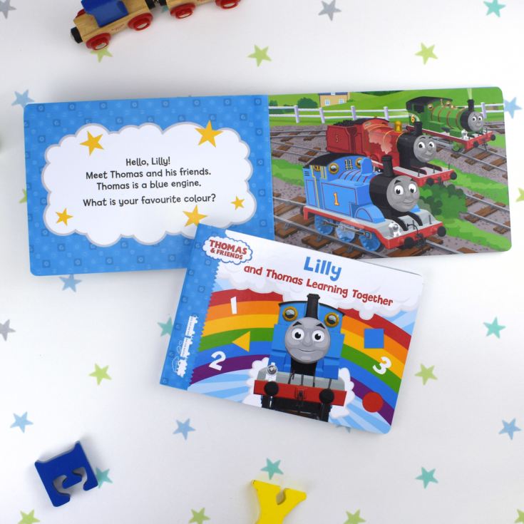 Personalised Me and Thomas Learning Together Board Book product image