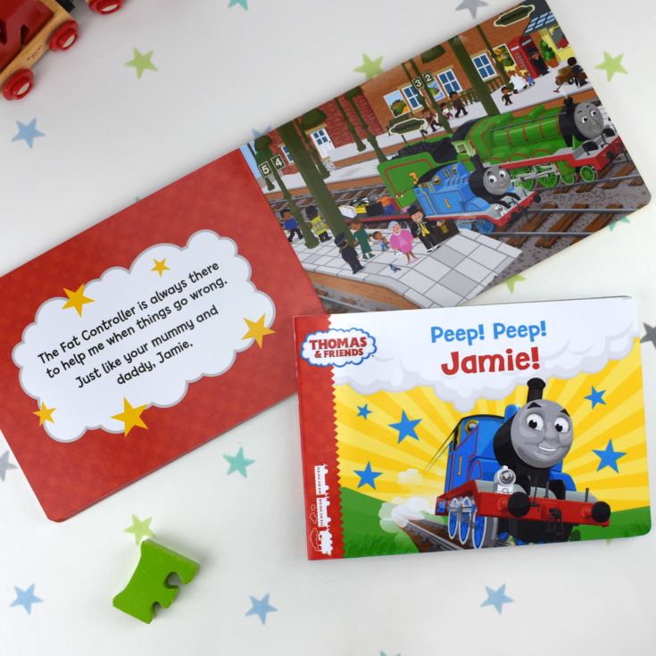 Personalised Thomas and Friends Peep Peep! Board Book product image