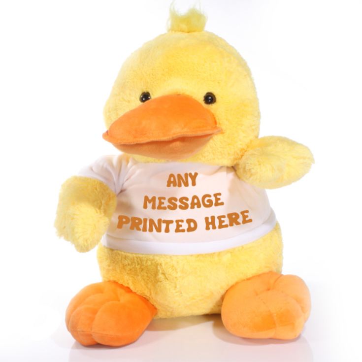 personalised duck teddy
