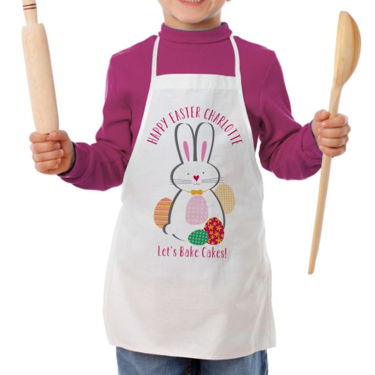 Personalised Easter Bunny Children's Apron product image