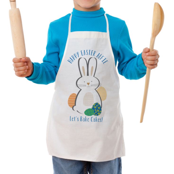 Personalised Easter Bunny Children's Apron product image