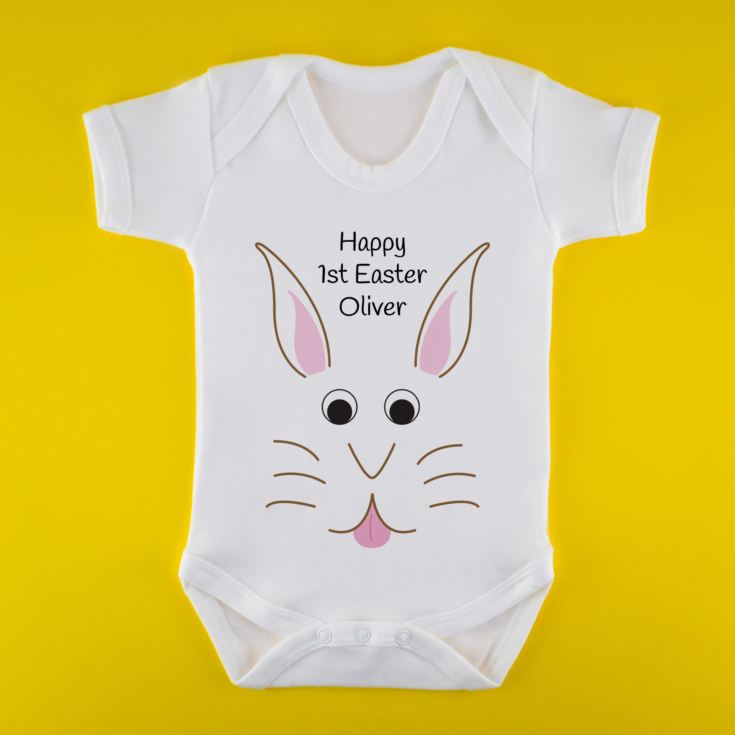 Easter Bunny Personalised Baby Grow product image