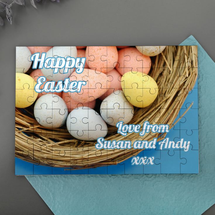 Personalised Easter Egg Jigsaw Puzzle product image