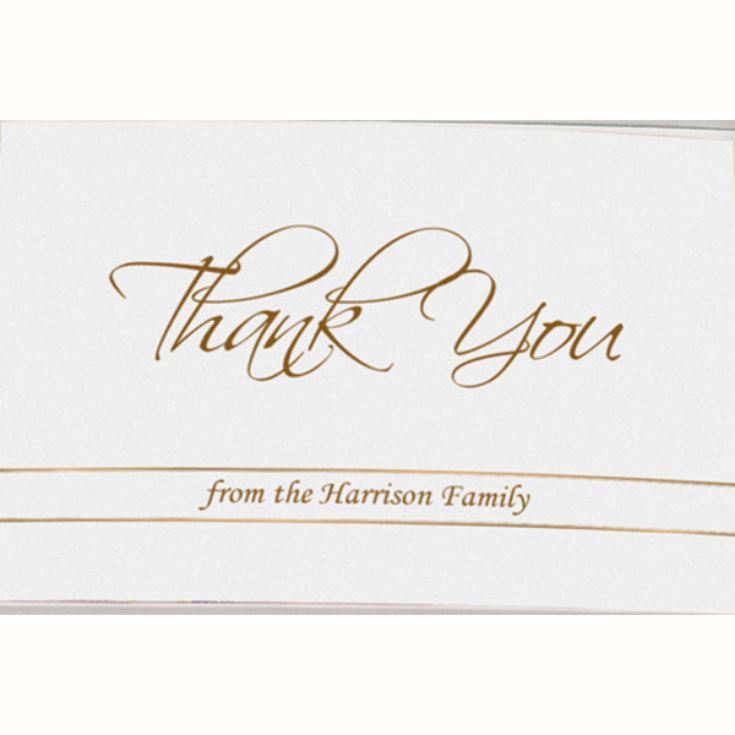 Elegant Personalised Thank You Stationery product image