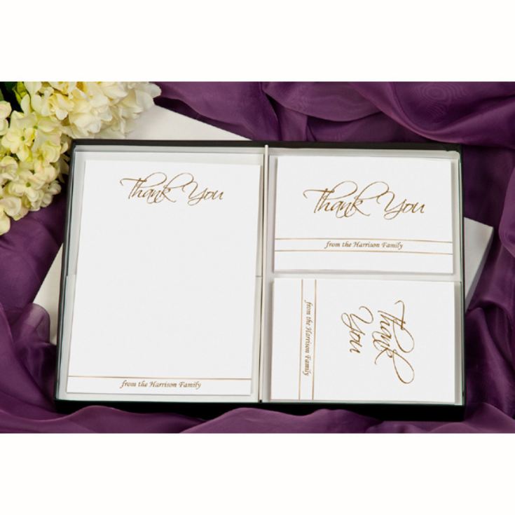 Elegant Personalised Thank You Stationery product image