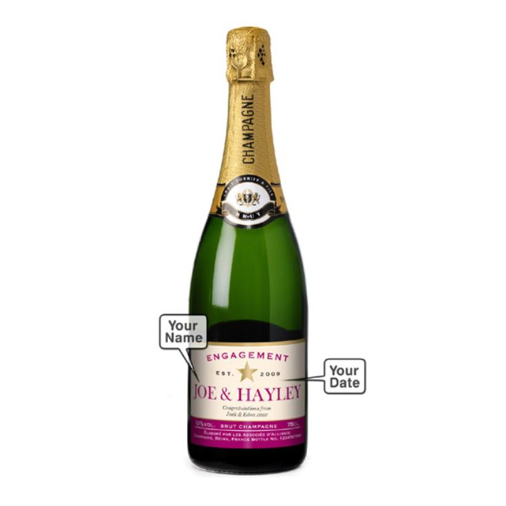 Personalised Engagement Champagne product image