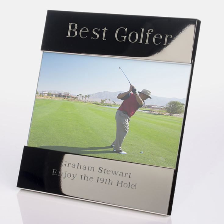 Engraved Best Golfer Photo Frame product image