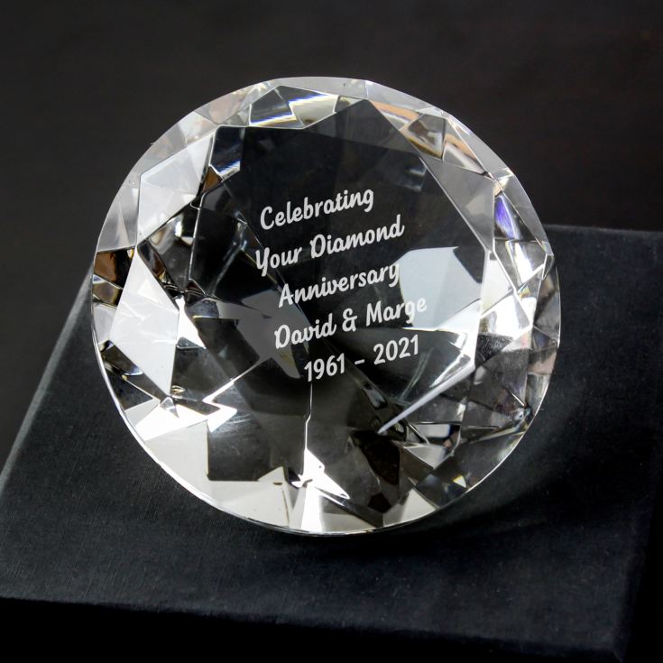 Engraved Crystal Paperweight product image