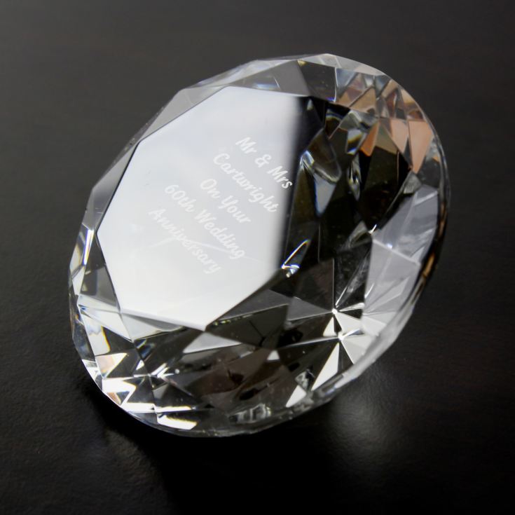 Engraved Crystal Paperweight product image