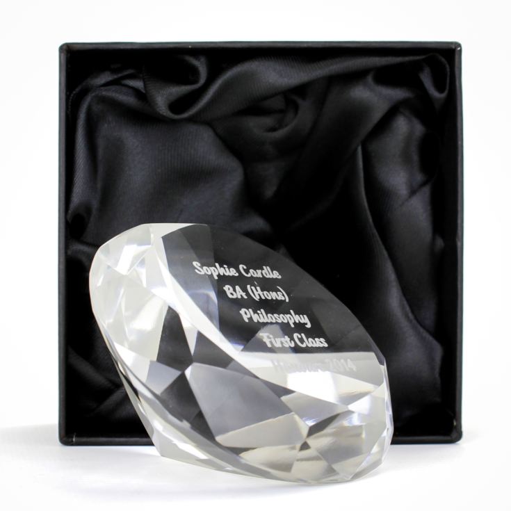 Engraved Crystal Paperweight product image