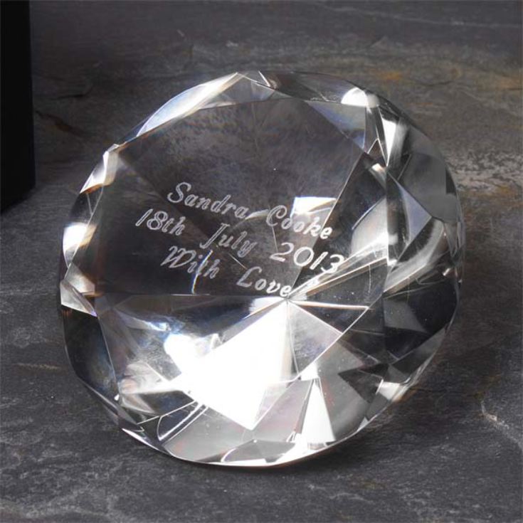 Engraved Crystal Paperweight The Gift Experience