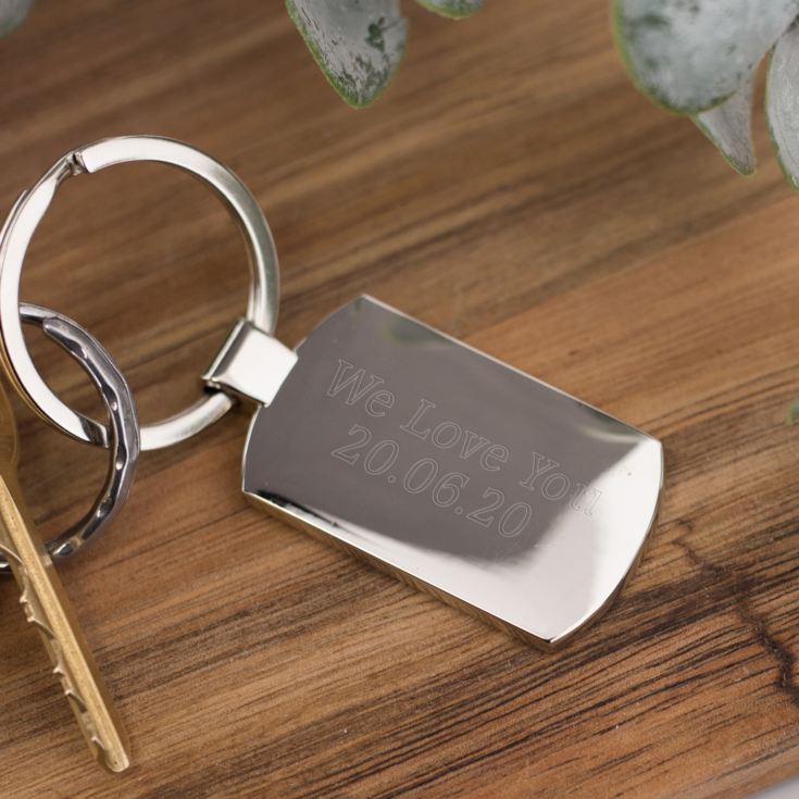 Engraved Photo Keyring product image