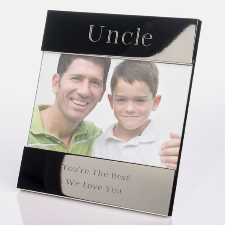 Engraved Uncle Photo Frame product image