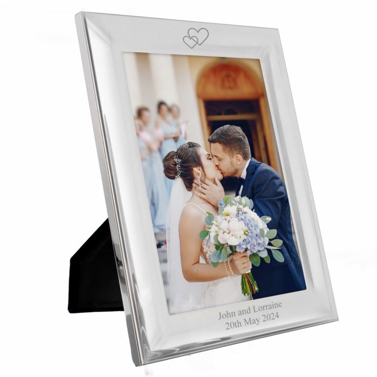 Personalised Entwined Hearts Photo Frame product image