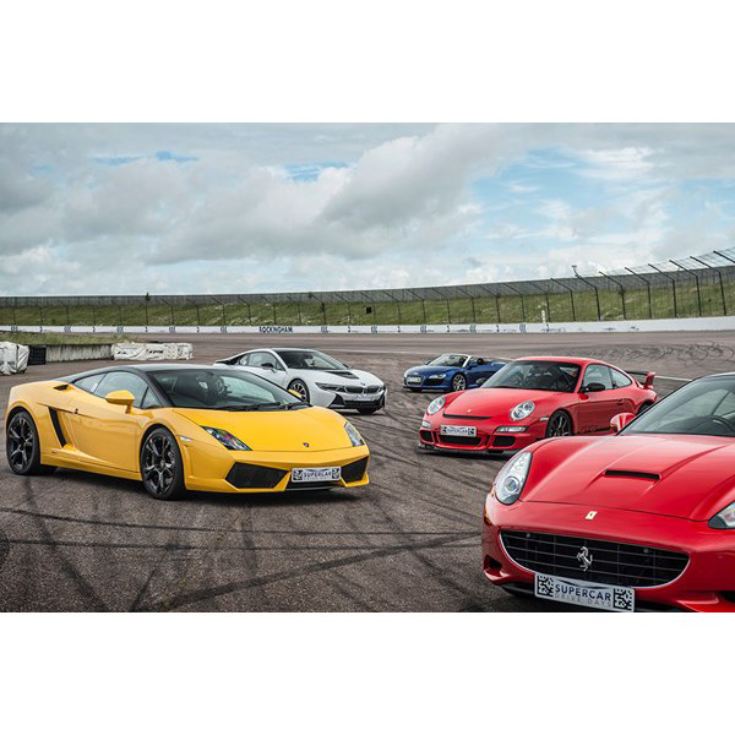 Four Supercar Thrill with Free High Speed Passenger Ride Week Round
