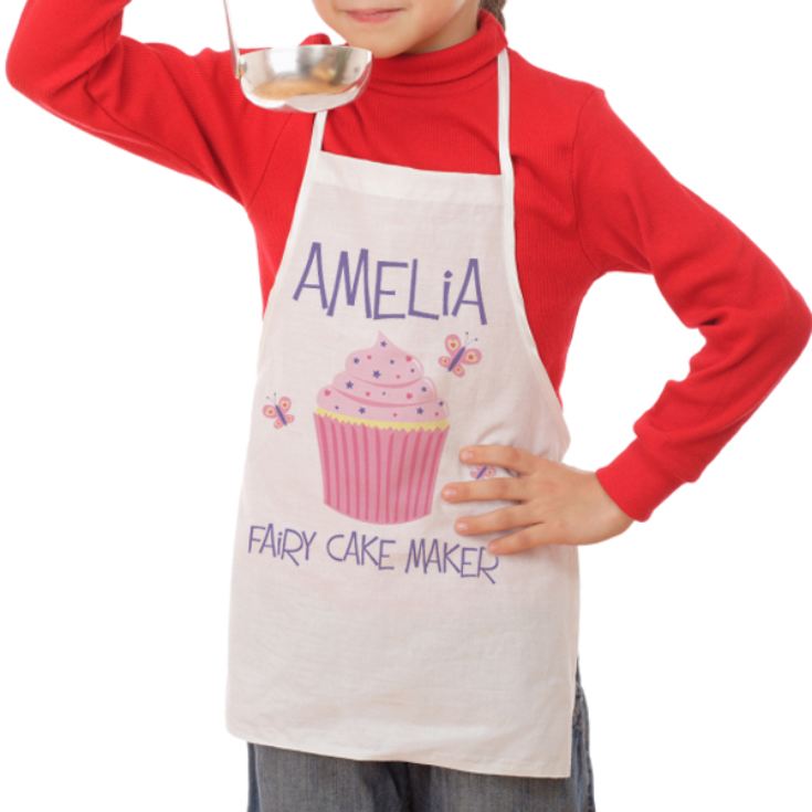 Personalised Fairy Cake Maker Children's Apron product image