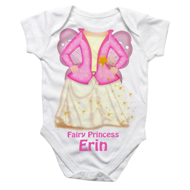 Personalised Fairy Princess Baby Grow product image