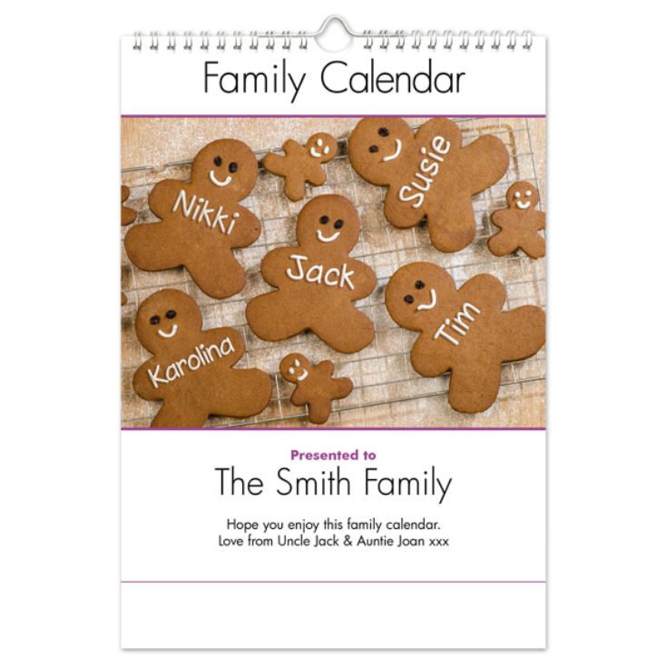 Personalised Family Calendar product image