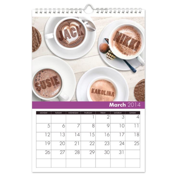 Personalised Family Calendar product image