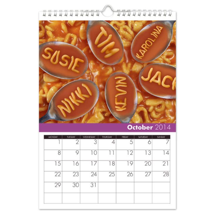 Personalised Family Calendar product image