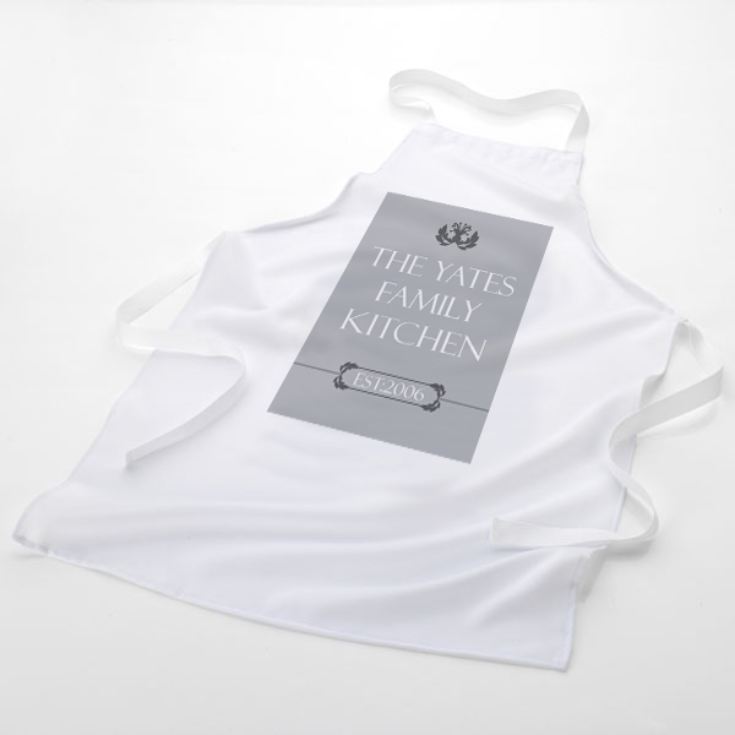 Family Kitchen Personalised Apron product image