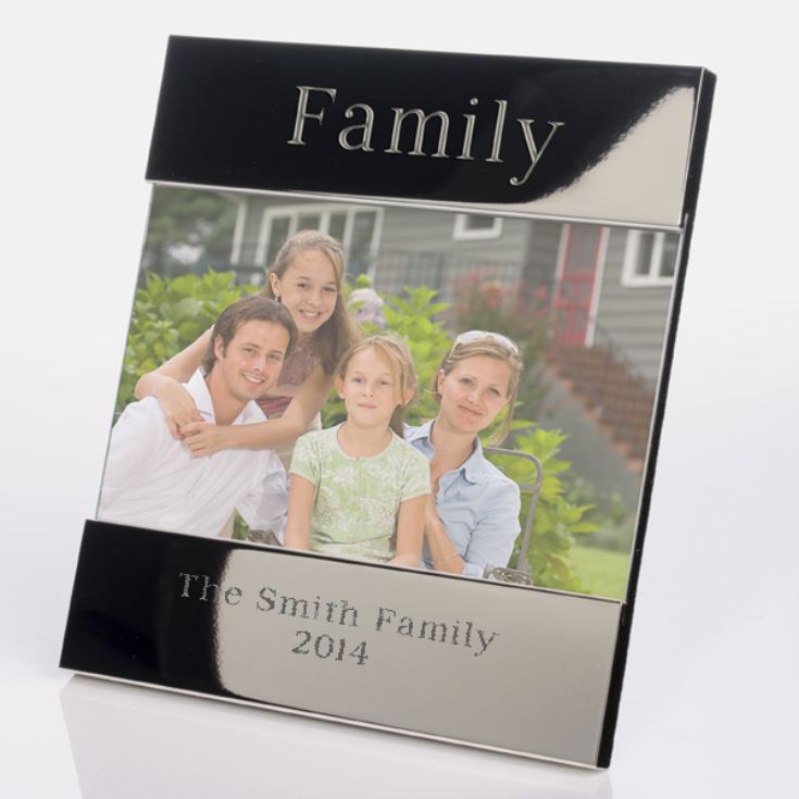 Engraved Family Photo Frame product image