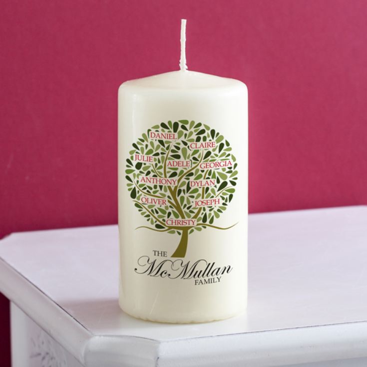 Personalised Family Tree Candle product image