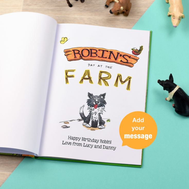 Personalised 'My Day at the Farm' Story Book product image