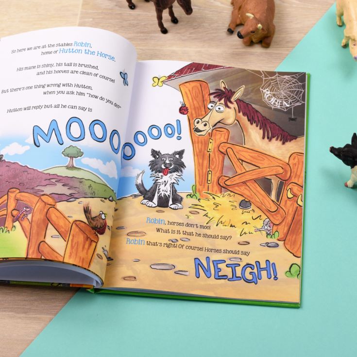 Personalised 'My Day at the Farm' Story Book product image