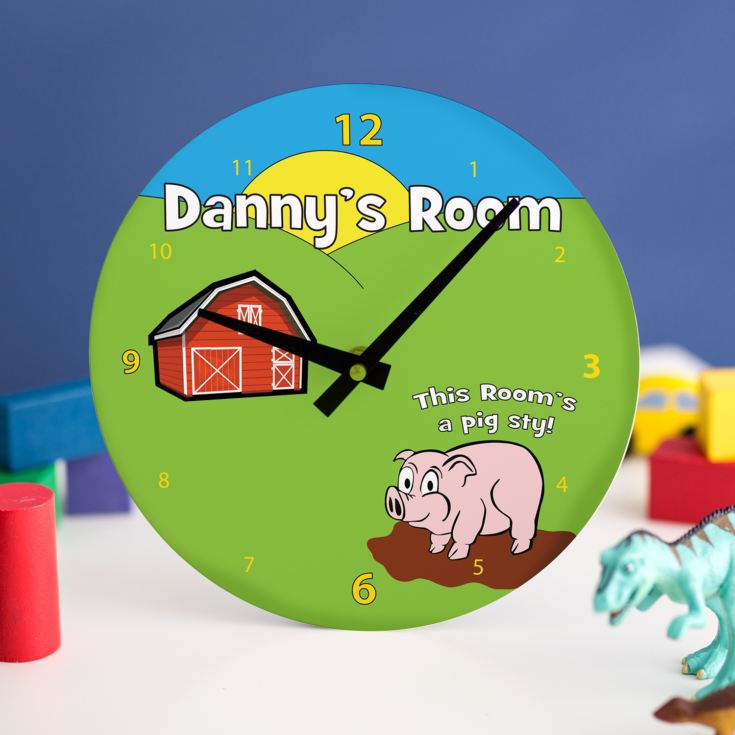 Farm Personalised Clock product image