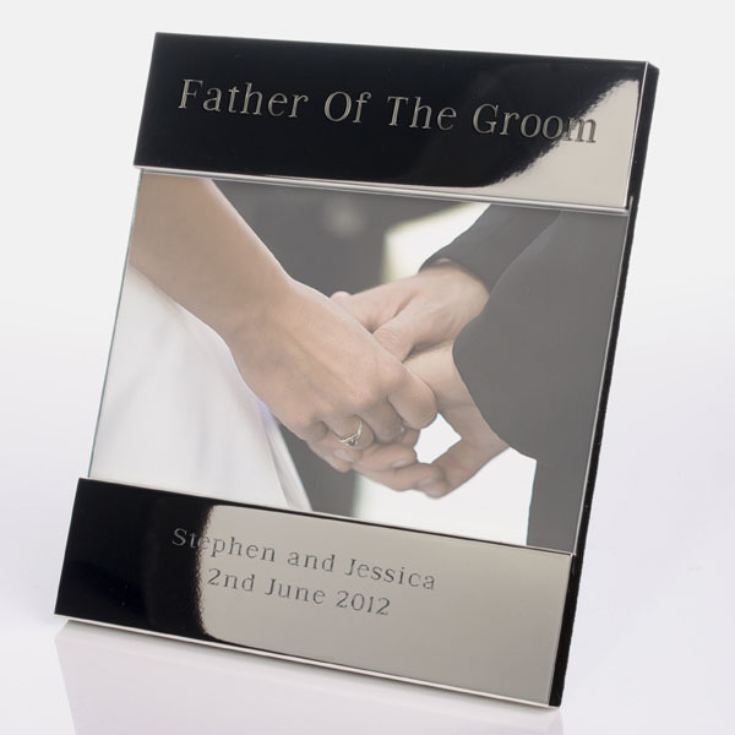 Engraved Father Of The Groom Photo Frame product image