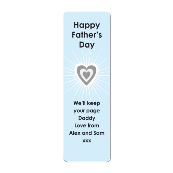 Personalised Fathers Day Bookmark product image