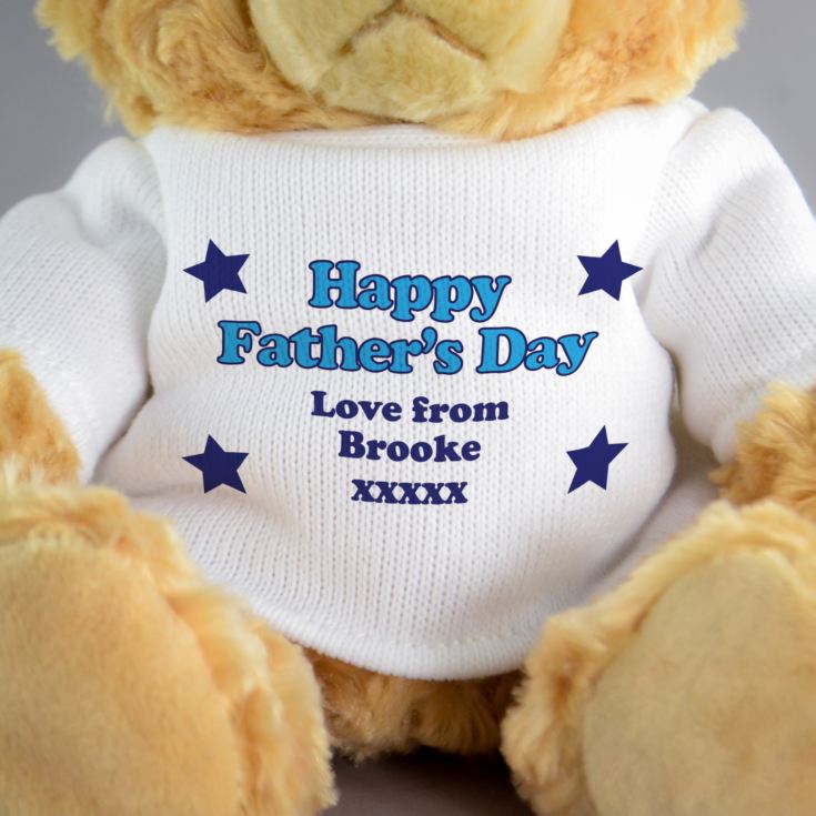 Personalised Fathers Day Teddy Bear product image