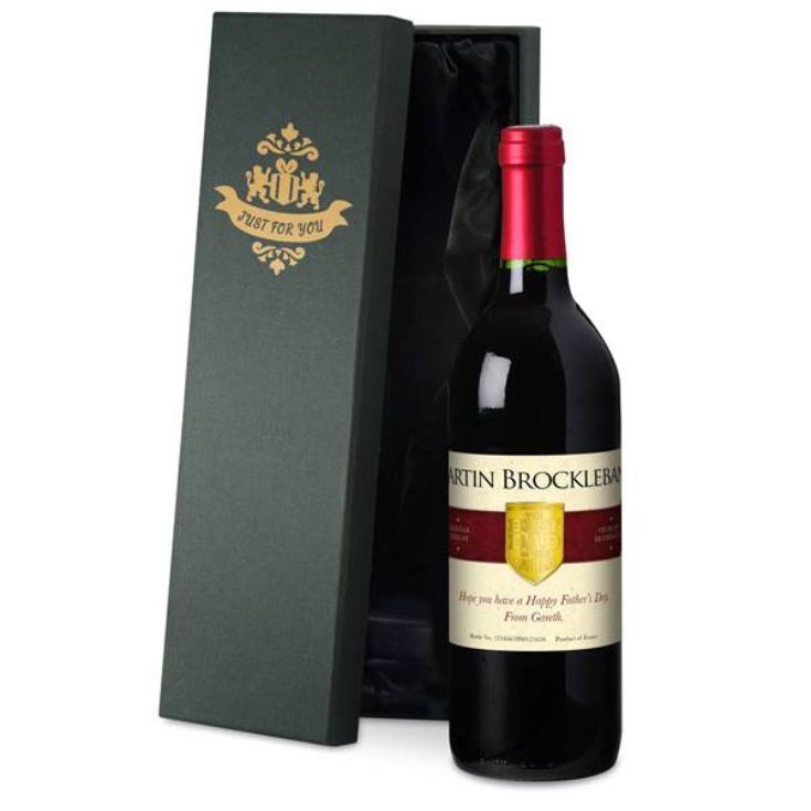 Personalised Fathers Day Wine product image