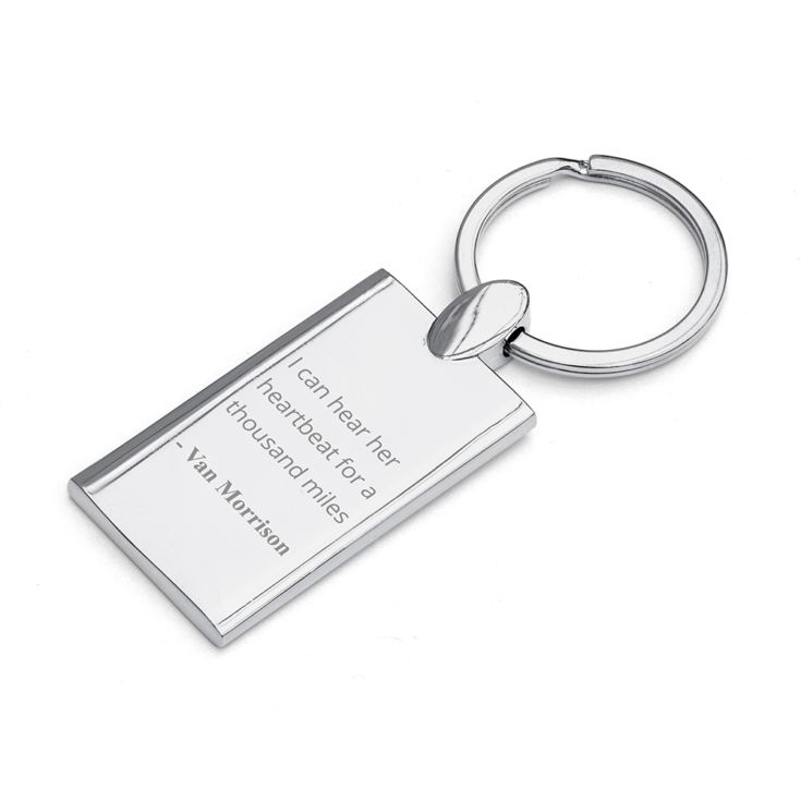 Personalised Favourite Lyrics Keyring product image