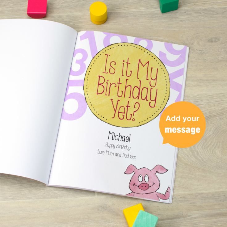 Personalised Is It My Birthday Yet Book - Signature Favourite product image