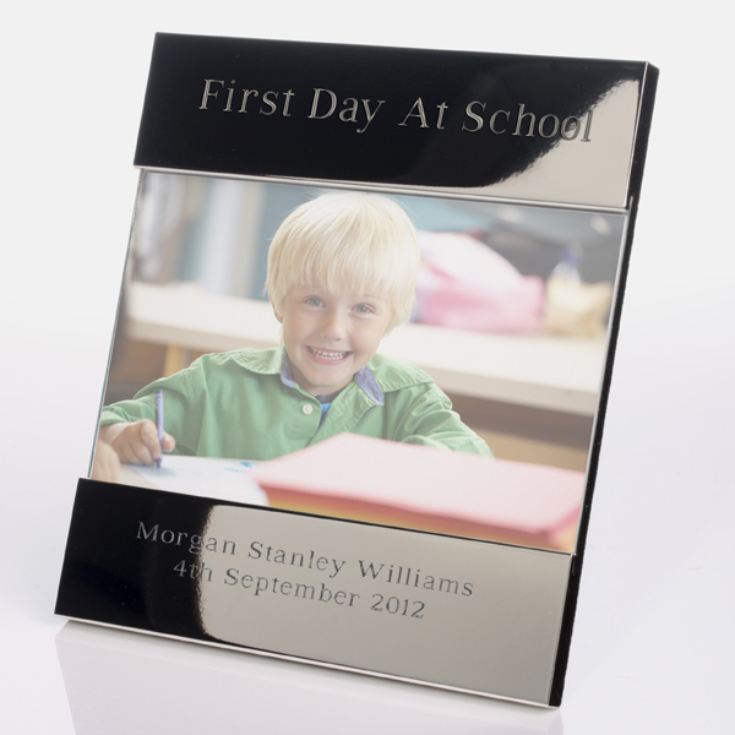 Engraved First Day At School Photo Frame product image