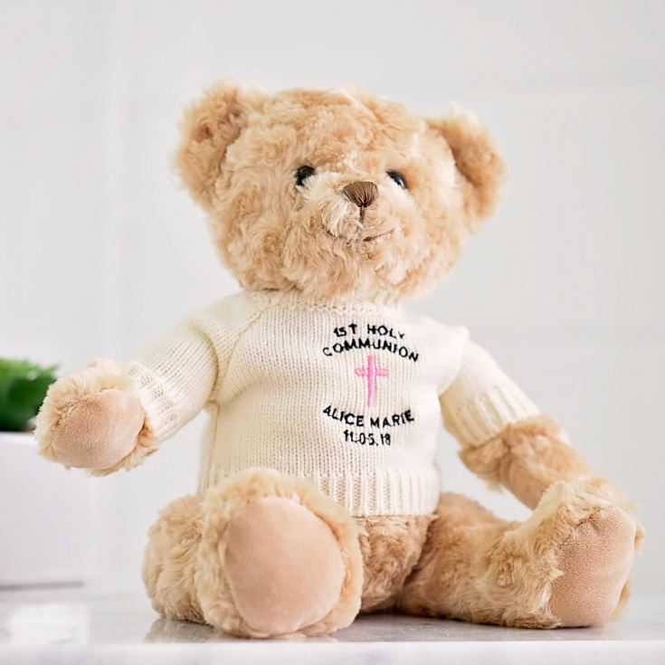 Embroidered First Holy Communion Teddy Bear product image