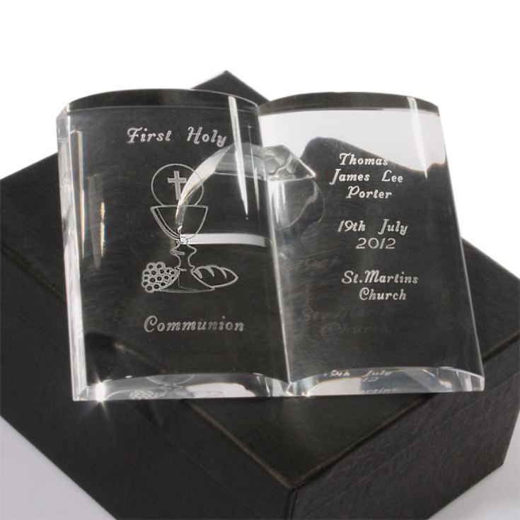 Personalised First Holy Communion Crystal Bible product image
