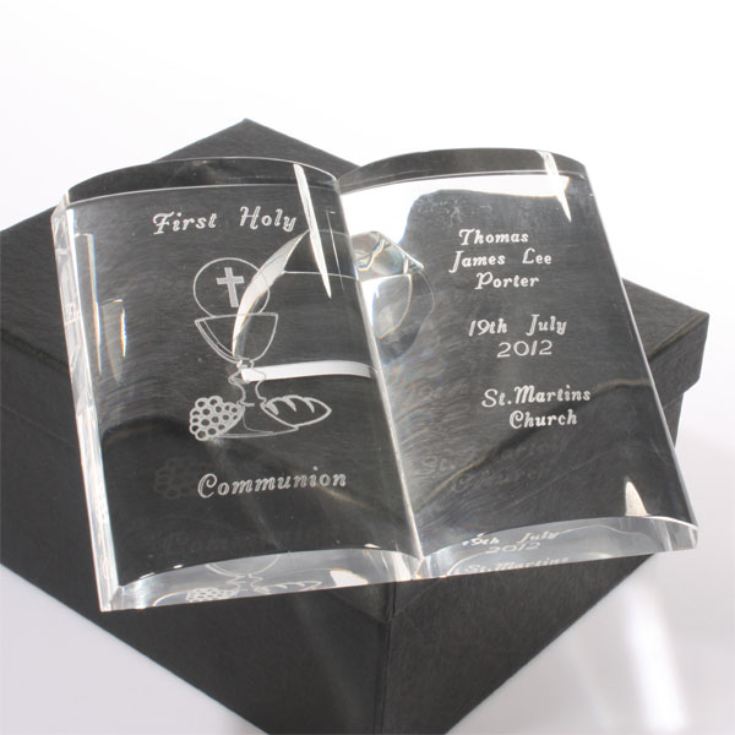 Personalised First Holy Communion Crystal Bible product image