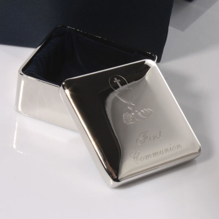 Engraved First Communion Treasure Box product image